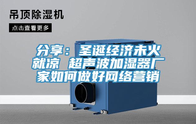分享：圣诞经济未火就凉 超声波加湿器厂家如何做好网络营销