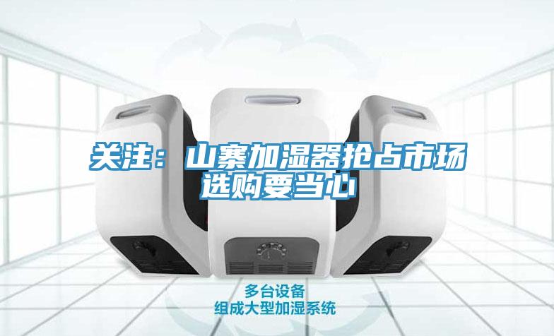 关注：山寨加湿器抢占市场　选购要当心