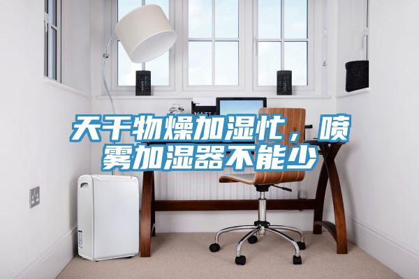 天干物燥加湿忙，喷雾加湿器不能少