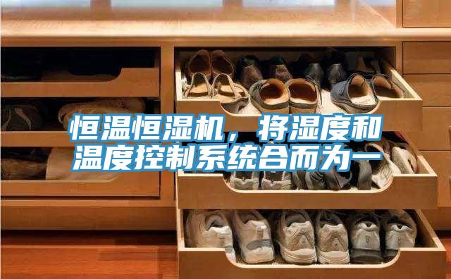 恒温恒湿机，将湿度和温度控制系统合而为一