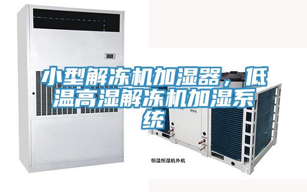 小型解冻机加湿器，低温高湿解冻机加湿系统