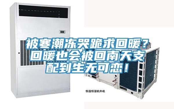 被寒潮冻哭跪求回暖？回暖也会被回南天支配到生无可恋！