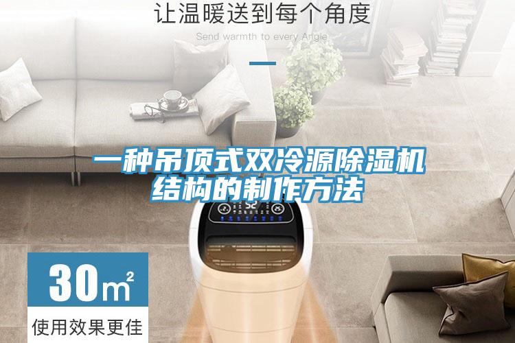 一种吊顶式双冷源泡芙短视频APP官方下载地址结构的制作方法