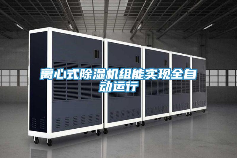 离心式泡芙短视频APP官方下载地址组能实现全自动运行