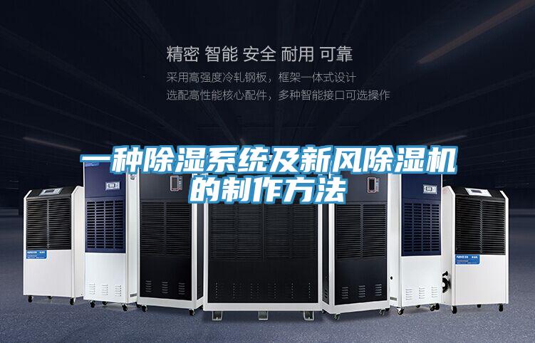 一种除湿系统及新风泡芙短视频APP官方下载地址的制作方法