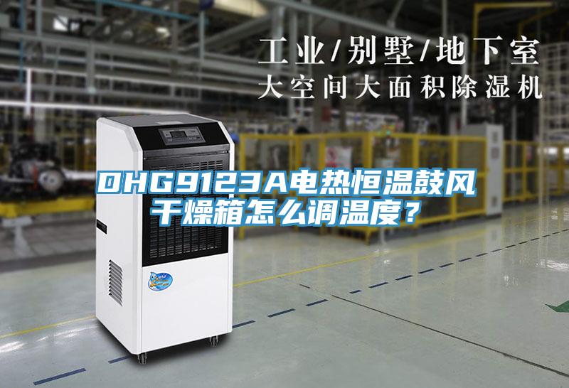 DHG9123A电热恒温鼓风干燥箱怎么调温度？