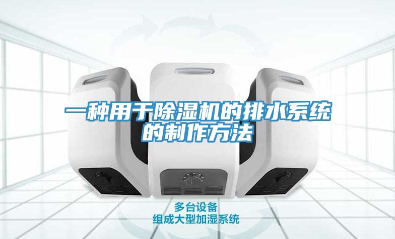 一种用于泡芙短视频APP官方下载地址的排水系统的制作方法