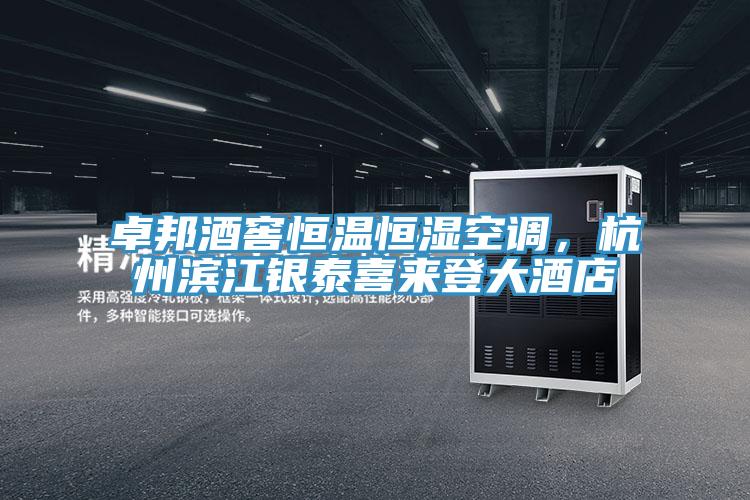 卓邦酒窖恒温恒湿空调，杭州滨江银泰喜来登大酒店