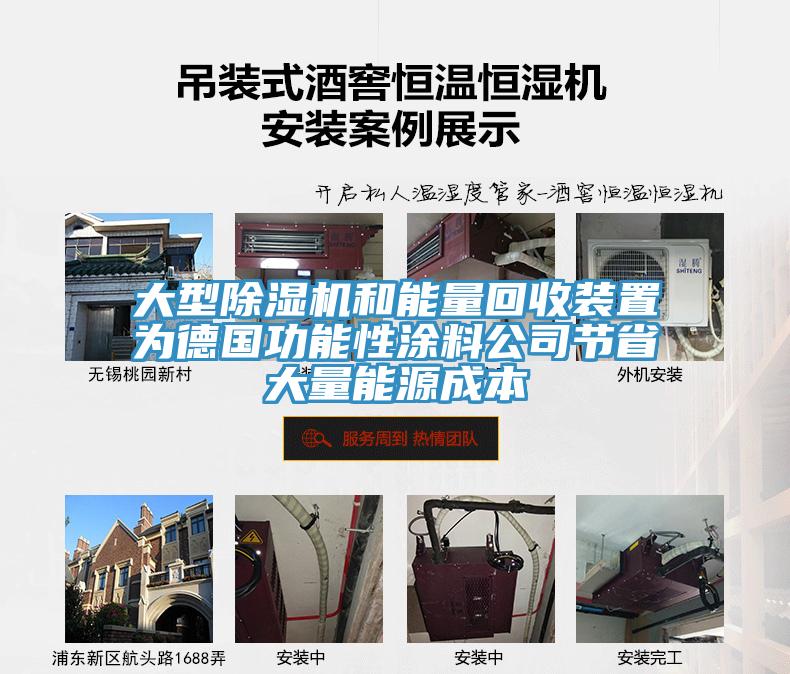 大型泡芙短视频APP官方下载地址和能量回收装置为德国功能性涂料公司节省大量能源成本