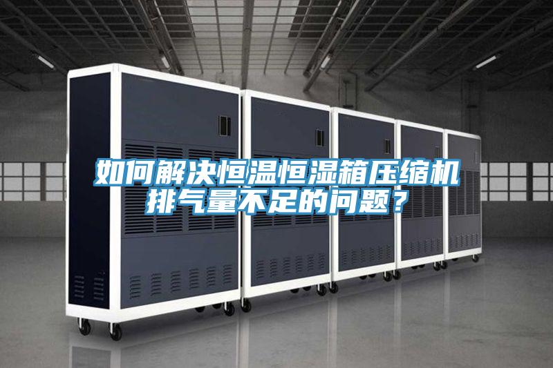 如何解决恒温恒湿箱压缩机排气量不足的问题？
