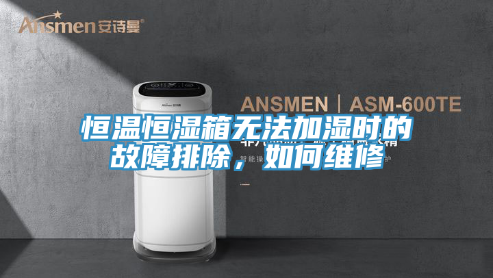 恒温恒湿箱无法加湿时的故障排除，如何维修