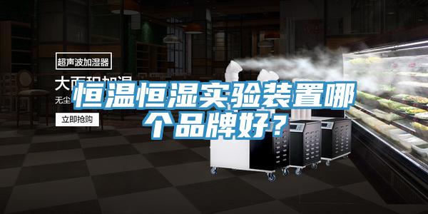 恒温恒湿实验装置哪个品牌好？