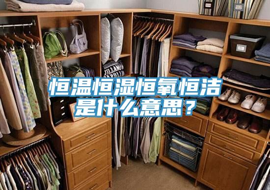 恒温恒湿恒氧恒洁是什么意思？