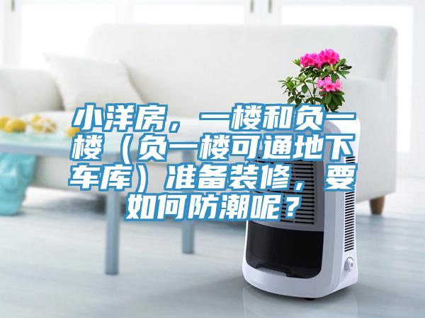 小洋房，一楼和负一楼（负一楼可通地下车库）准备装修，要如何防潮呢？