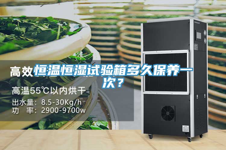 恒温恒湿试验箱多久保养一次？