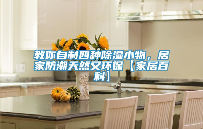 教你自制四种除湿小物，居家防潮天然又环保【家居百科】