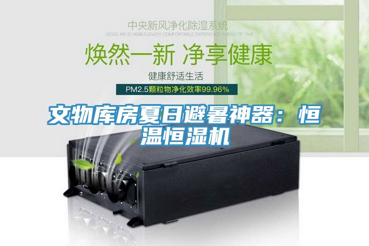 文物库房夏日避暑神器：恒温恒湿机