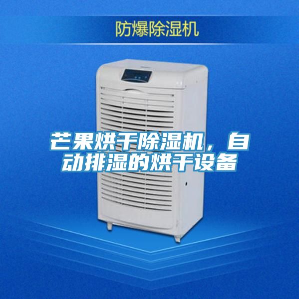 芒果烘干泡芙短视频APP官方下载地址，自动排湿的烘干设备