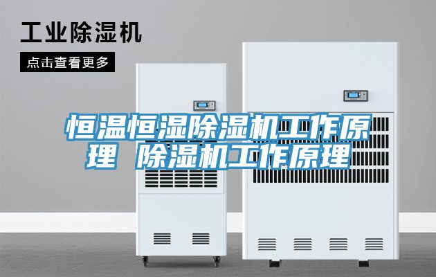 恒温恒湿泡芙短视频APP官方下载地址工作原理 泡芙短视频APP官方下载地址工作原理