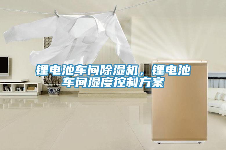 锂电池车间泡芙短视频APP官方下载地址，锂电池车间湿度控制方案