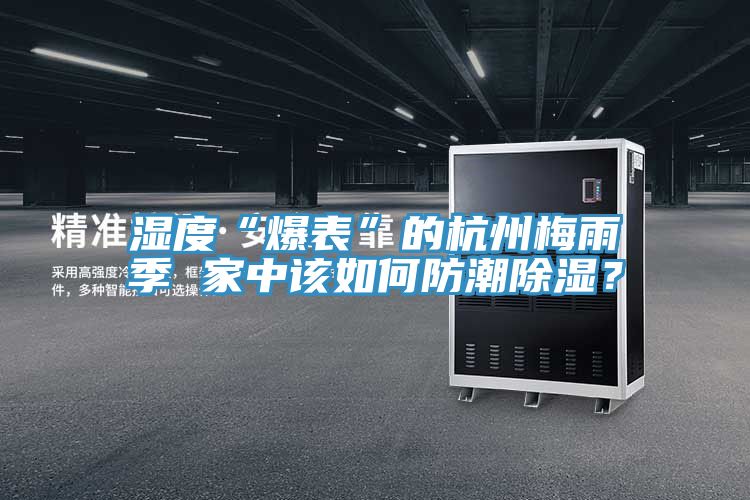 湿度“爆表”的杭州梅雨季 家中该如何防潮除湿？