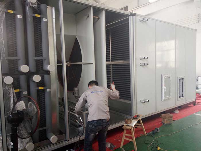 威海某大型化工企业两台10%湿度，40000风量2台泡芙短视频APP官方下载地址组